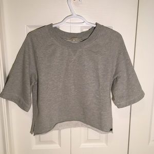 Plenty grey cropped t shirt